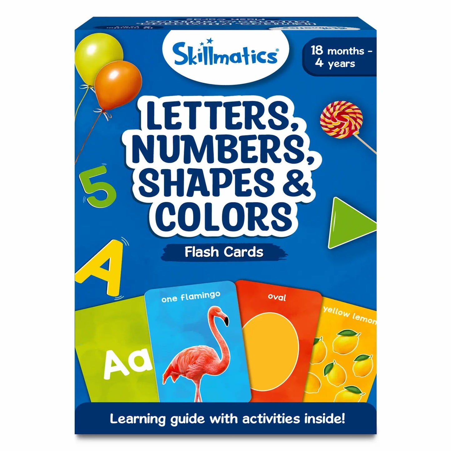 Skillmatics Letters,Numbers ,Shapes & Colors Flash Cards