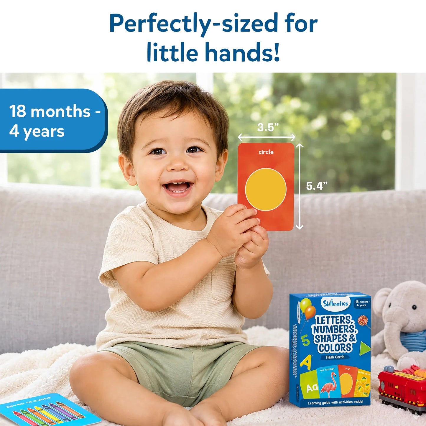 Skillmatics Letters,Numbers ,Shapes & Colors Flash Cards