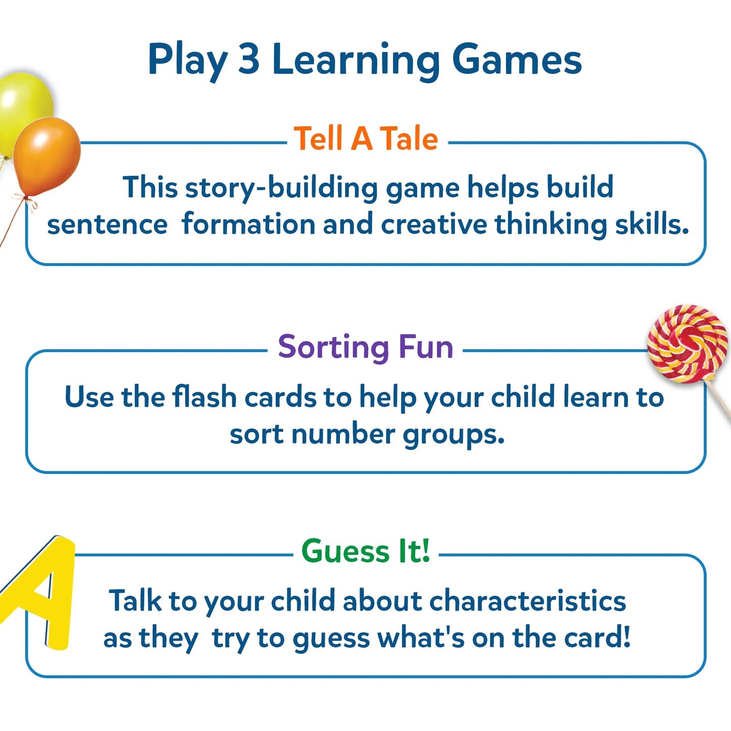Skillmatics Letters,Numbers ,Shapes & Colors Flash Cards