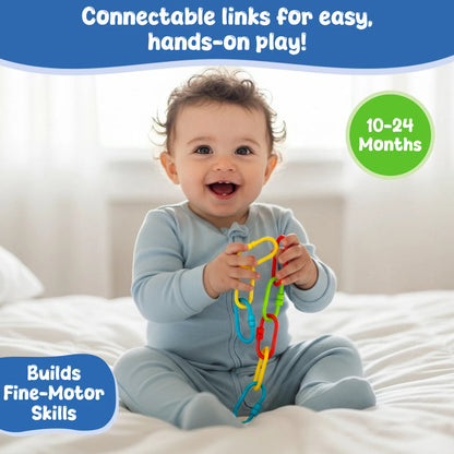 Skillmatics Linkies Connectable Learning Link Toy - 36 Links