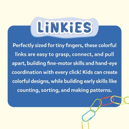 Skillmatics Linkies Connectable Learning Link Toy - 36 Links