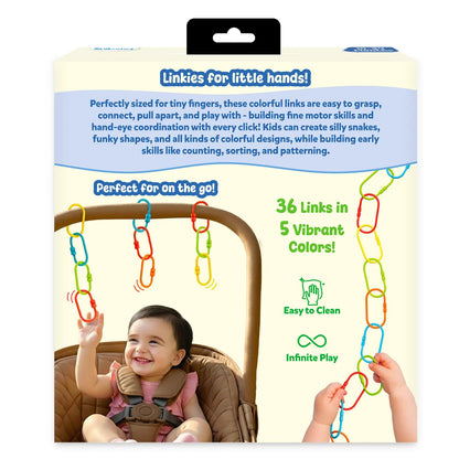 Skillmatics Linkies Connectable Learning Link Toy - 36 Links