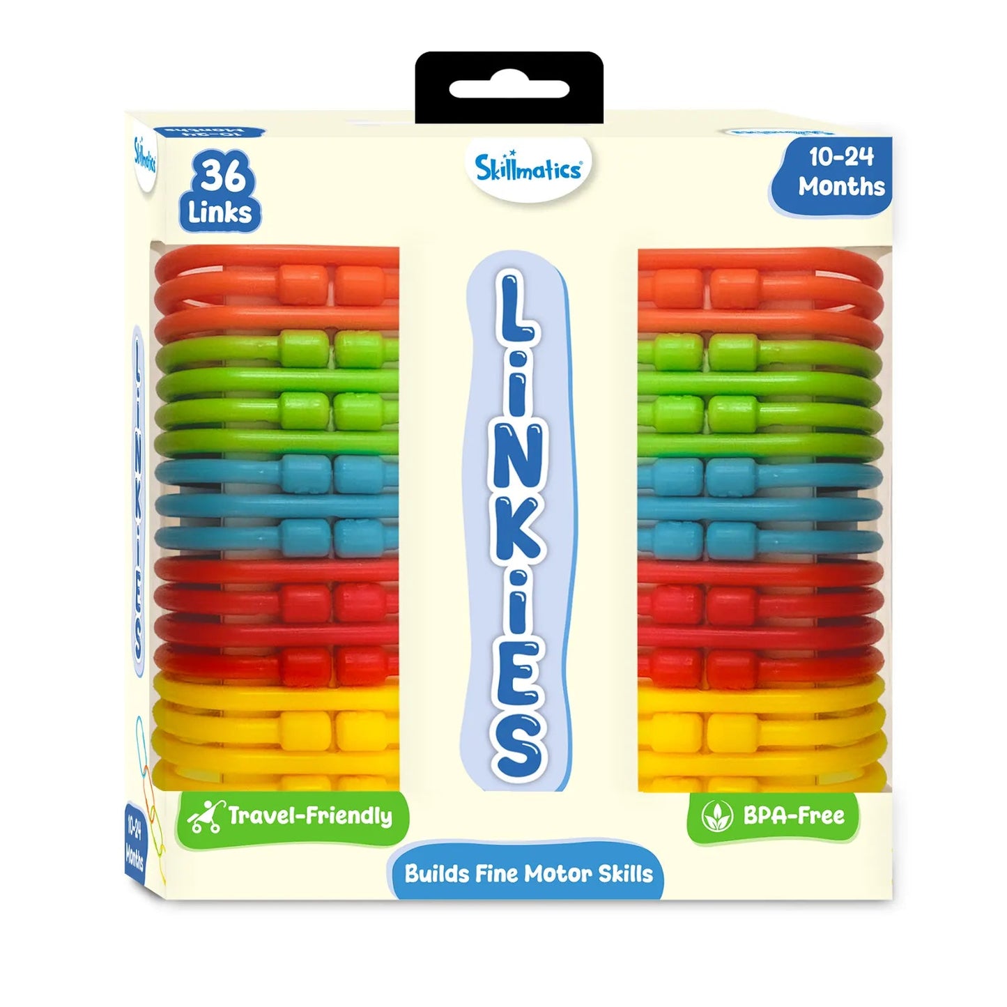 Skillmatics Linkies Connectable Learning Link Toy - 36 Links