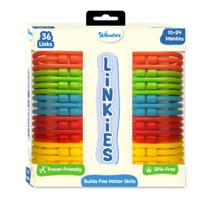 Skillmatics Linkies Connectable Learning Link Toy - 36 Links