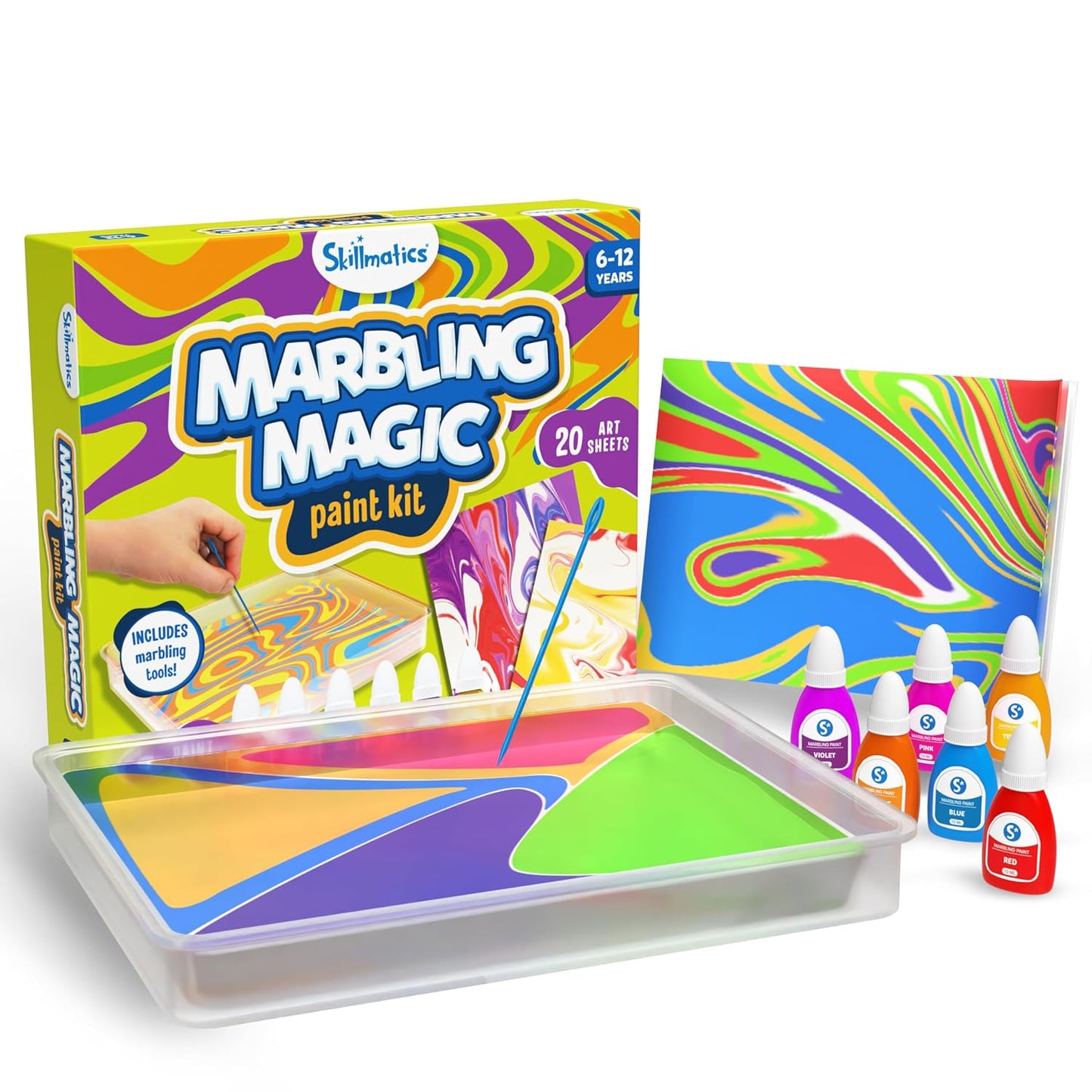 Skillmatics Marbling Magic Paint Kit