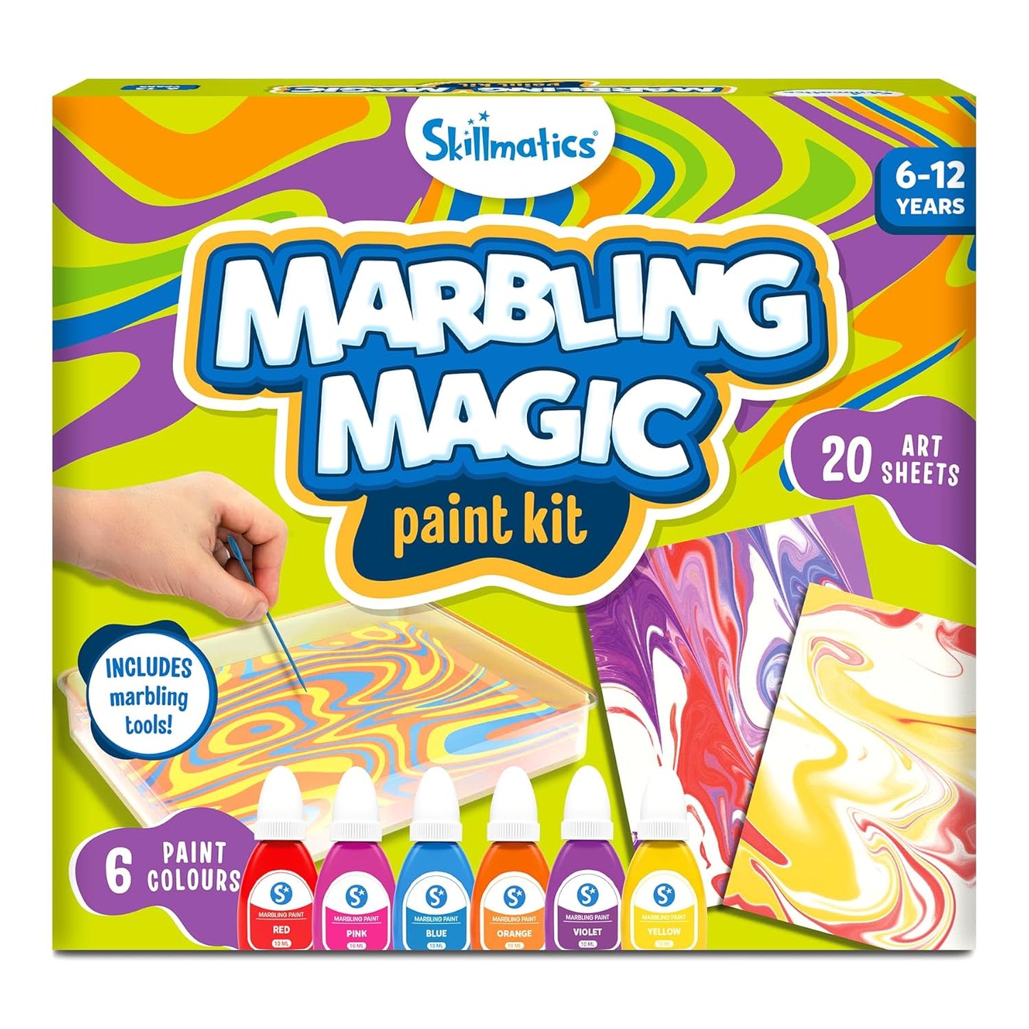 Skillmatics Marbling Magic Paint Kit
