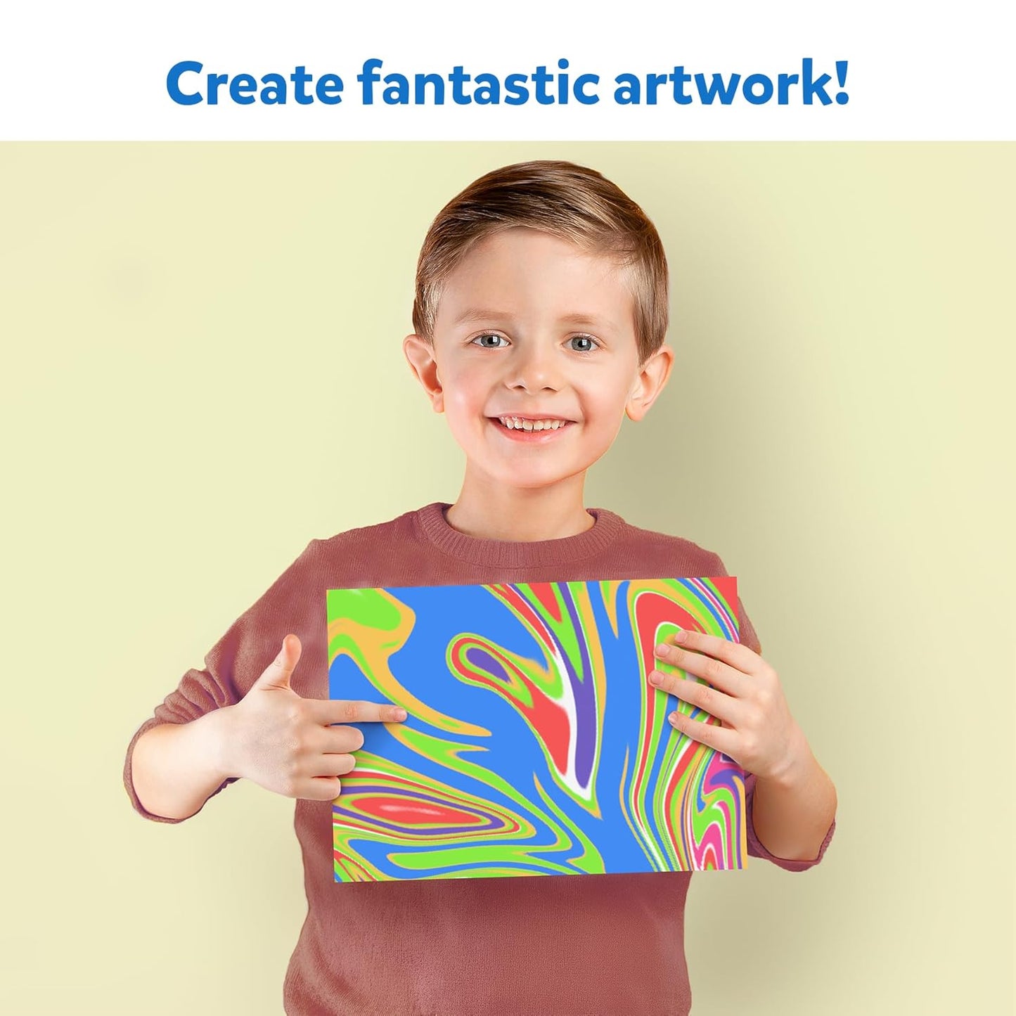 Skillmatics Marbling Magic Paint Kit