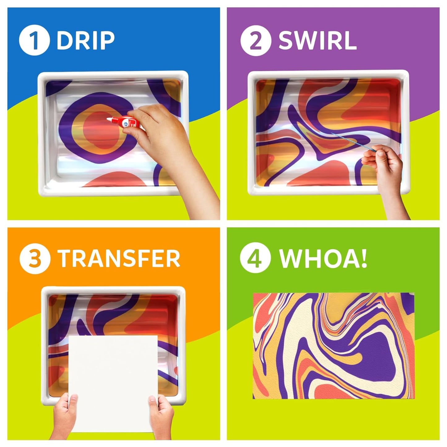 Skillmatics Marbling Magic Paint Kit