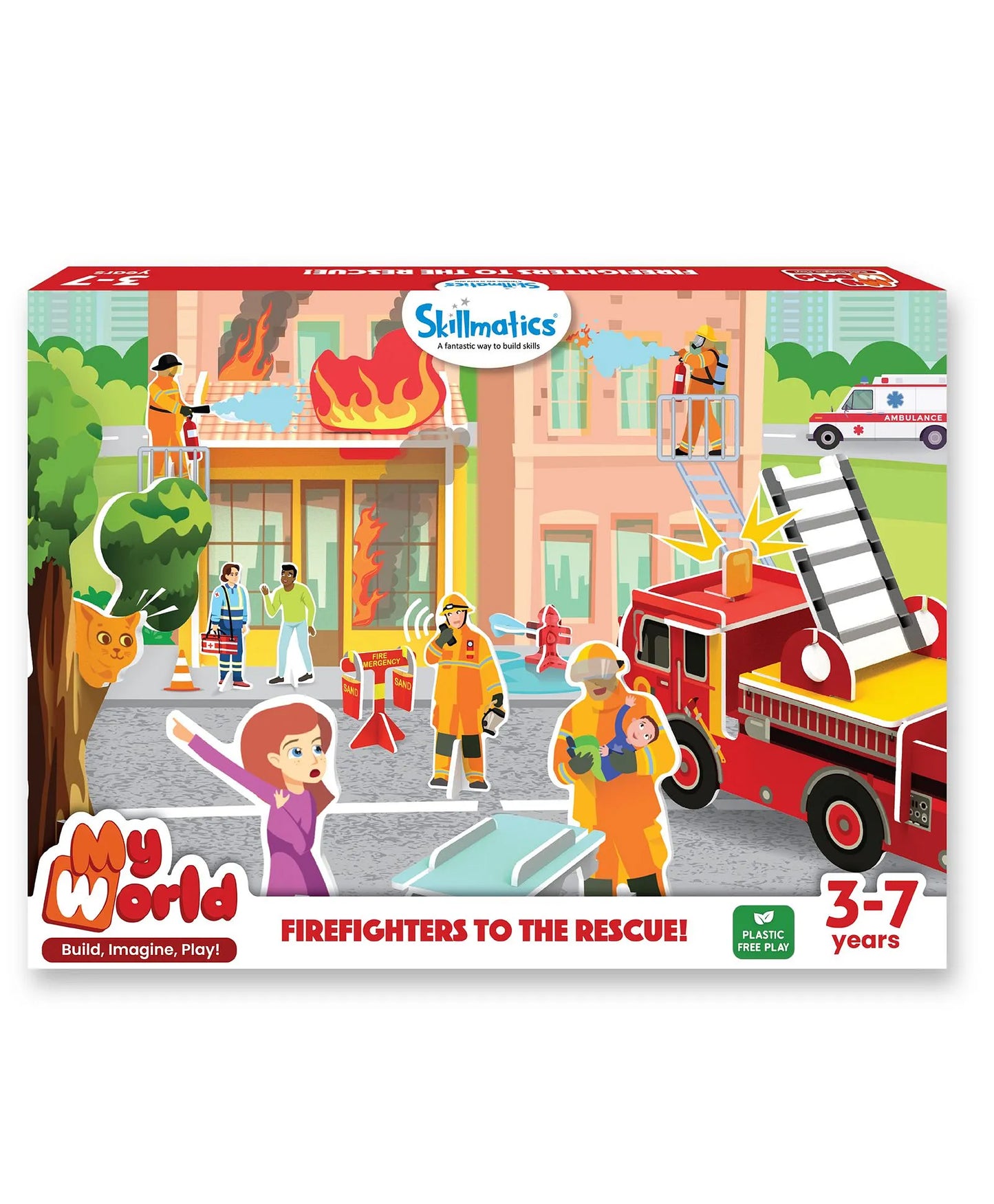 Skillmatics My World -Firefighters To The Rescue, Building Playset