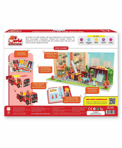 Skillmatics My World -Firefighters To The Rescue, Building Playset