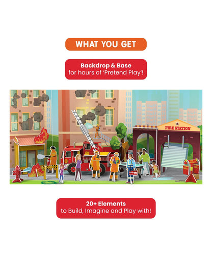 Skillmatics My World -Firefighters To The Rescue, Building Playset