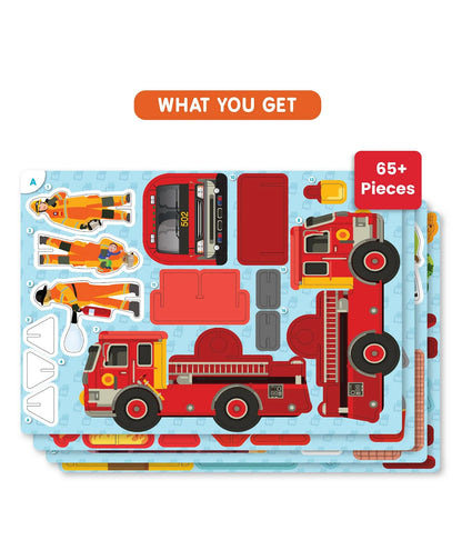 Skillmatics My World -Firefighters To The Rescue, Building Playset