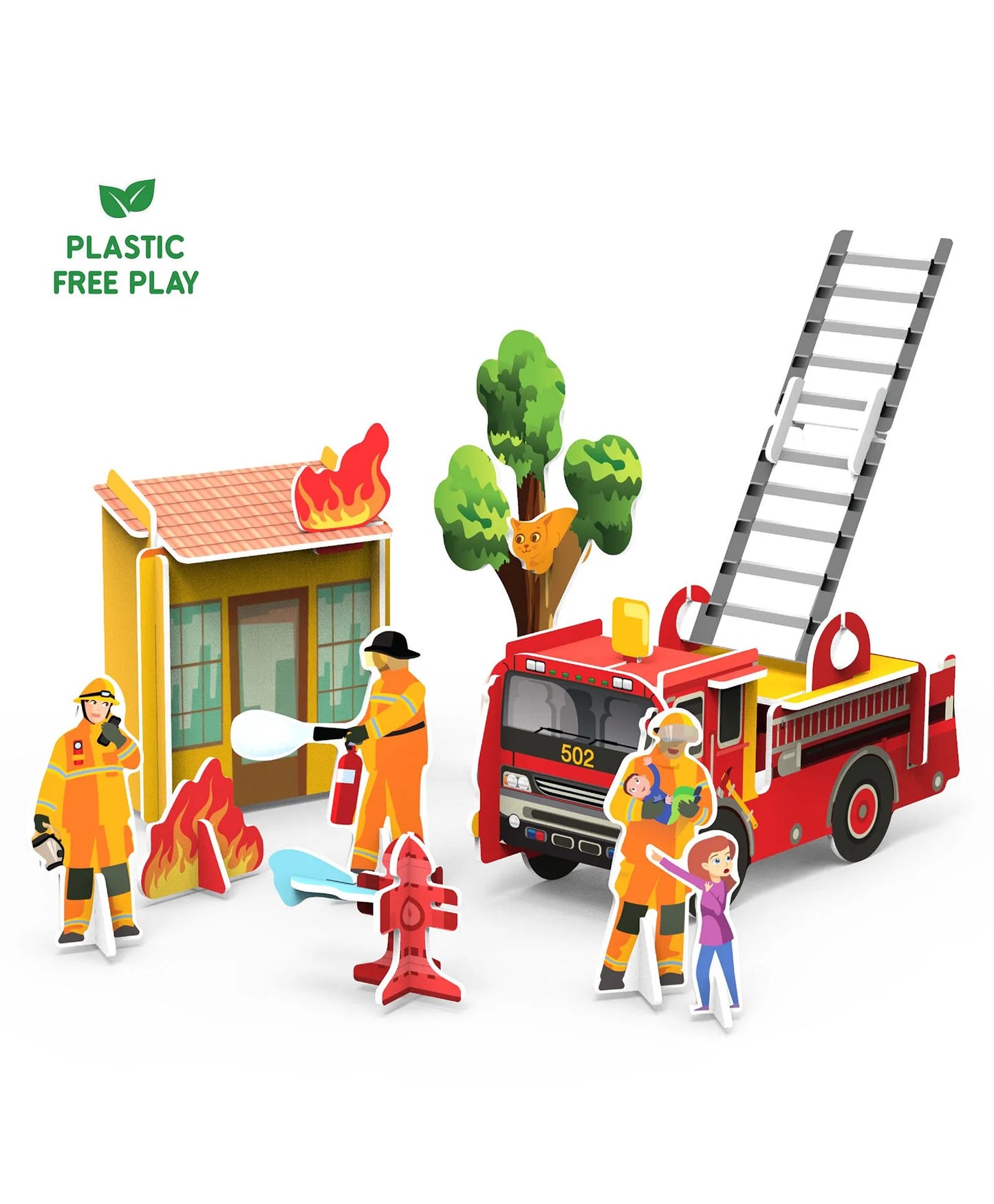 Skillmatics My World -Firefighters To The Rescue, Building Playset
