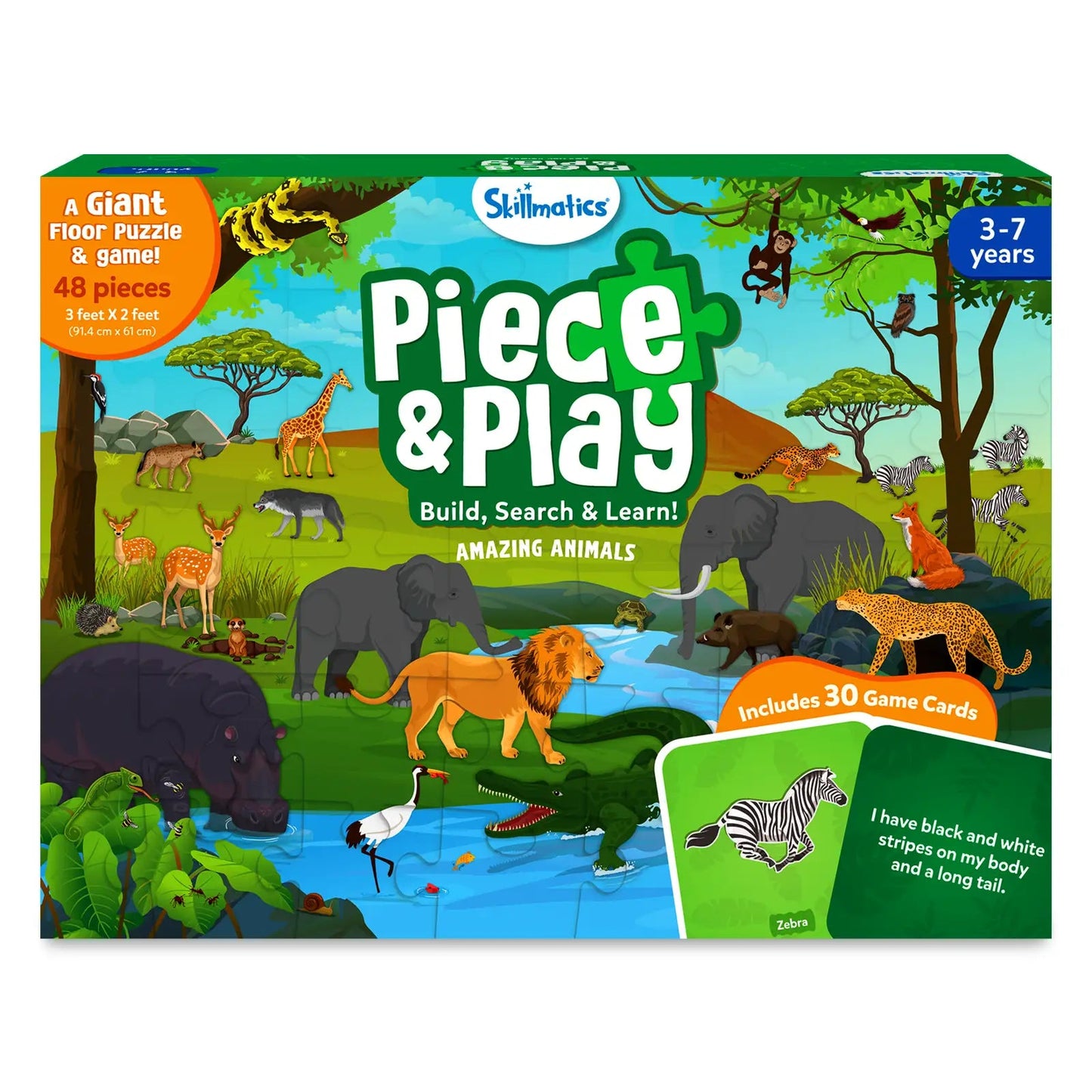 Skillmatics Piece & Play Amazing Animals