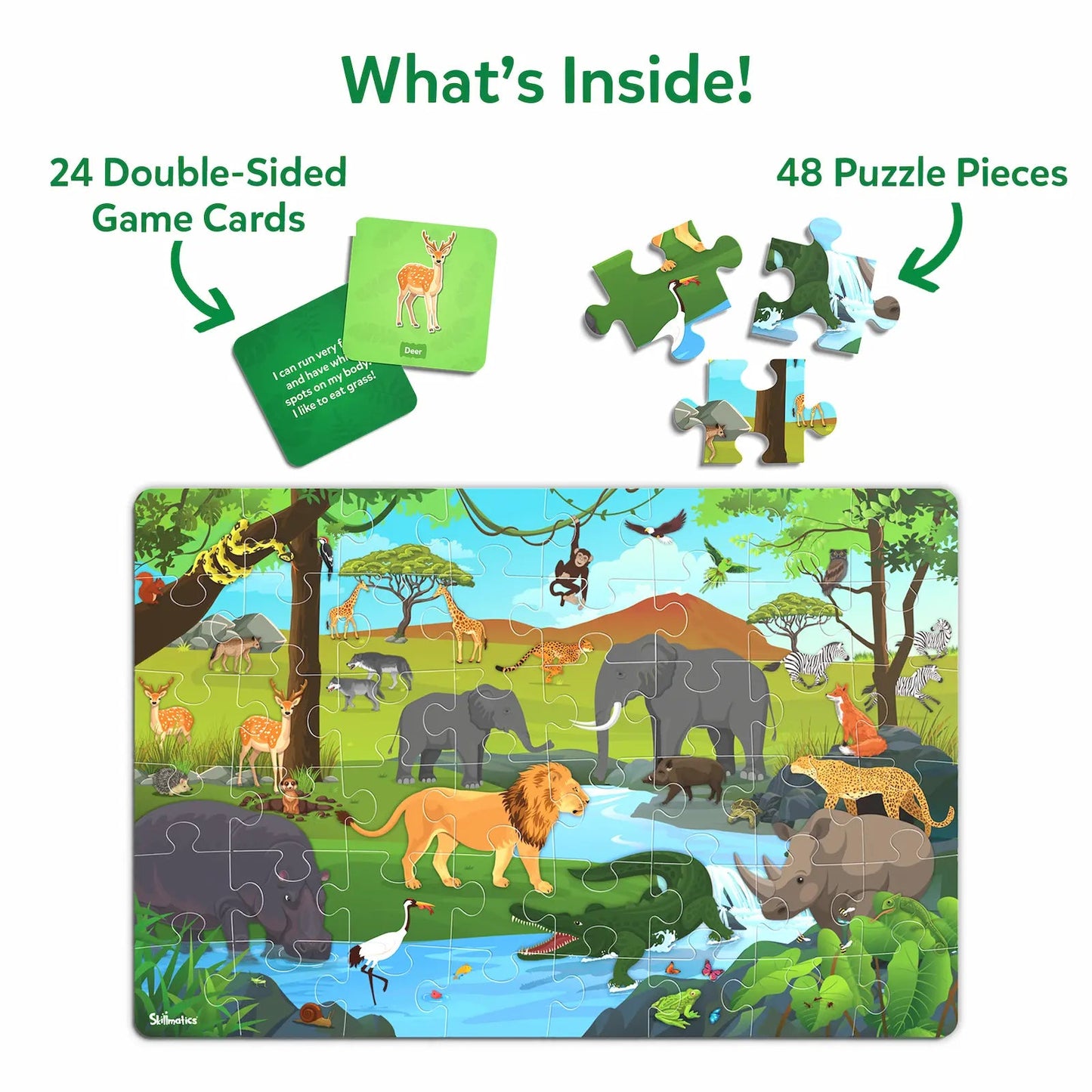 Skillmatics Piece & Play Amazing Animals