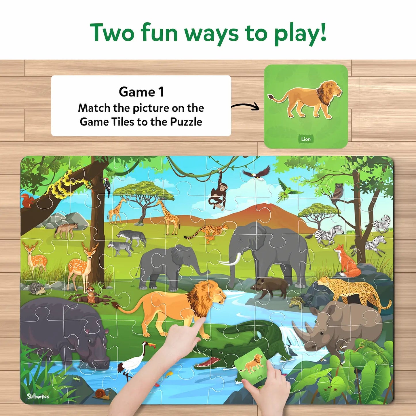 Skillmatics Piece & Play Amazing Animals