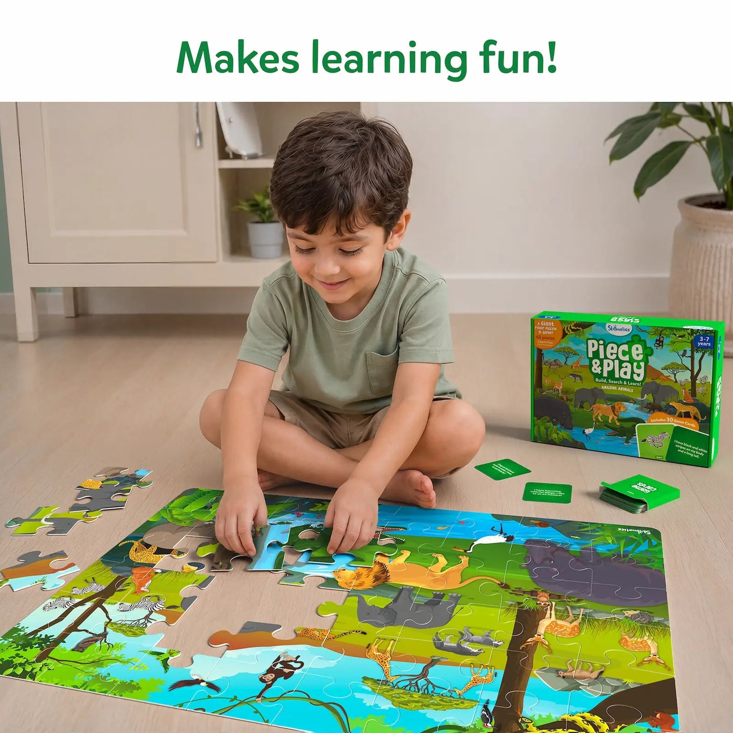 Skillmatics Piece & Play Amazing Animals