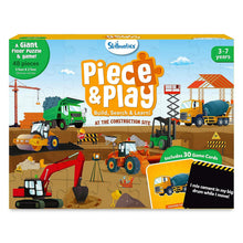 Skillmatics Piece & Play At The Construction Site Giant Floor Puzzle & Game