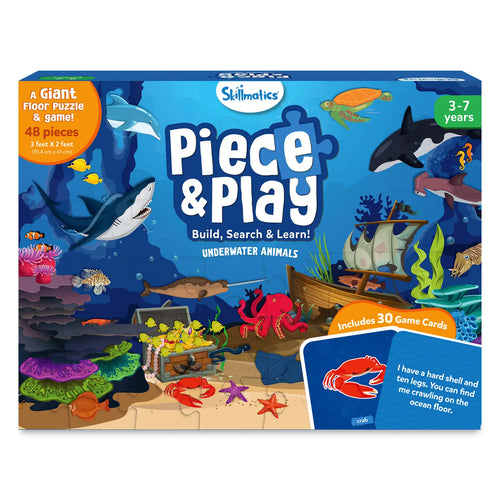 Skillmatics Piece & Play Build, Search & Learn Underwater Animal