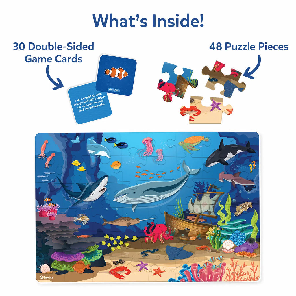 Skillmatics Piece & Play Build, Search & Learn Underwater Animal