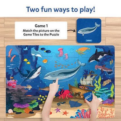 Skillmatics Piece & Play Build, Search & Learn Underwater Animal