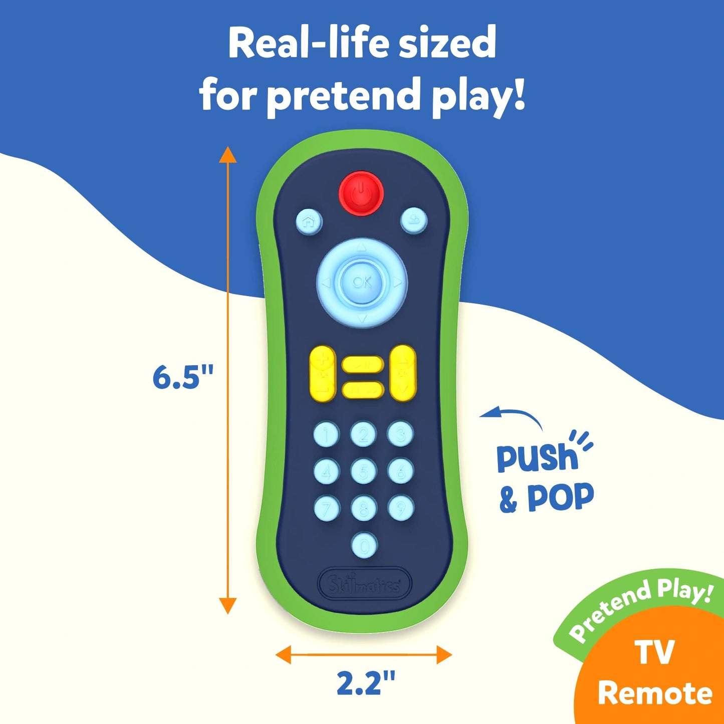 Skillmatics Push & Pop TV Remote