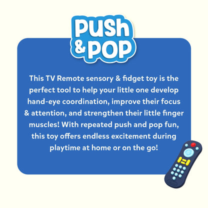 Skillmatics Push & Pop TV Remote