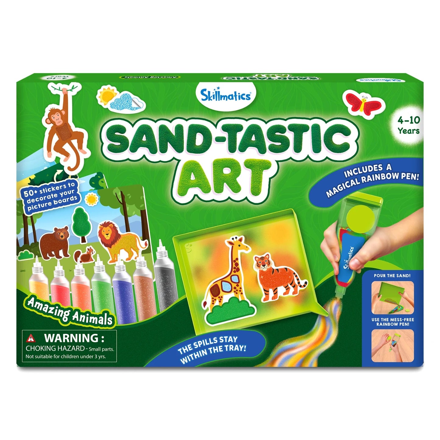 Skillmatics Sand Tastic Art Amazing Animals