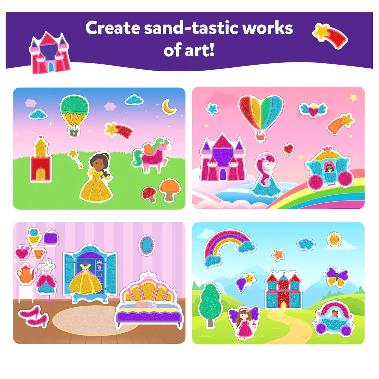 Skillmatics Sand Tastic Art Unicorn & Princess