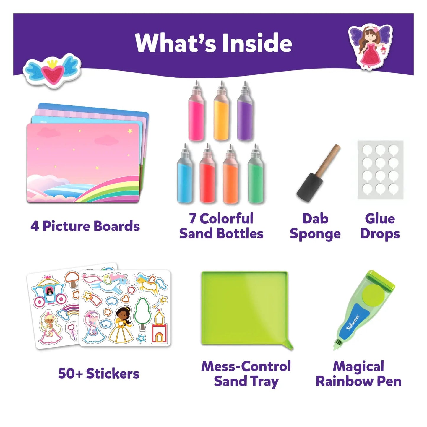 Skillmatics Sand Tastic Art Unicorn & Princess