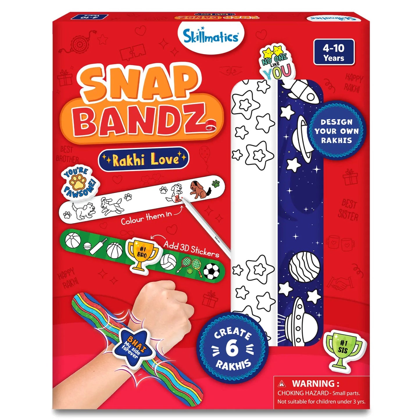 Skillmatics Snap Bandz -Rakhi Love Kit