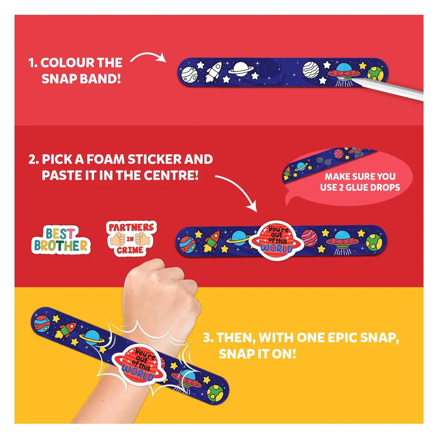 Skillmatics Snap Bandz -Rakhi Love Kit