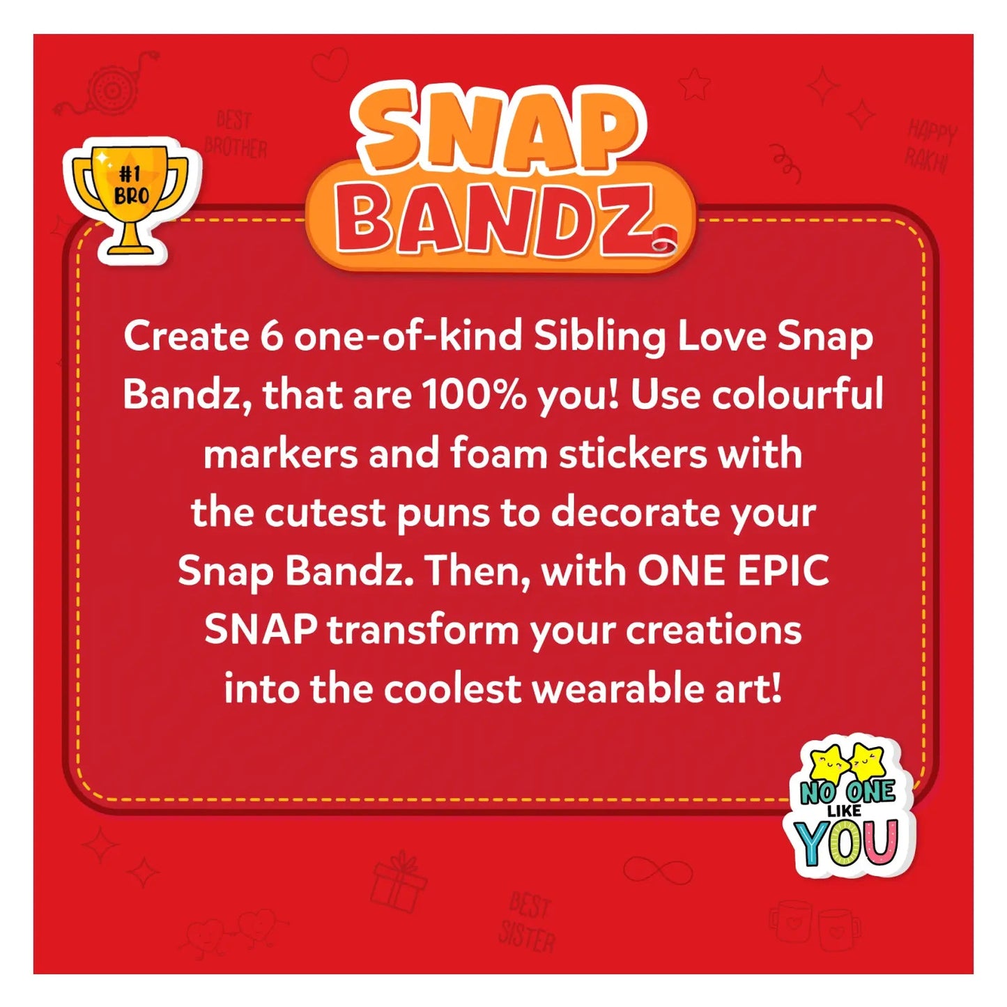 Skillmatics Snap Bandz -Rakhi Love Kit