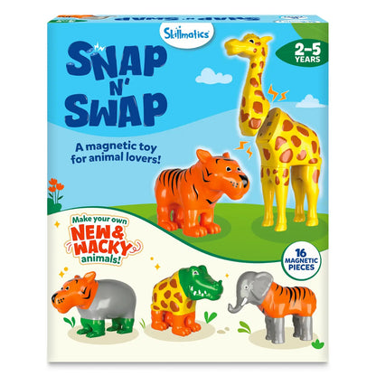 Skillmatics Snap N' Swap A Magnetic Toy For Animal