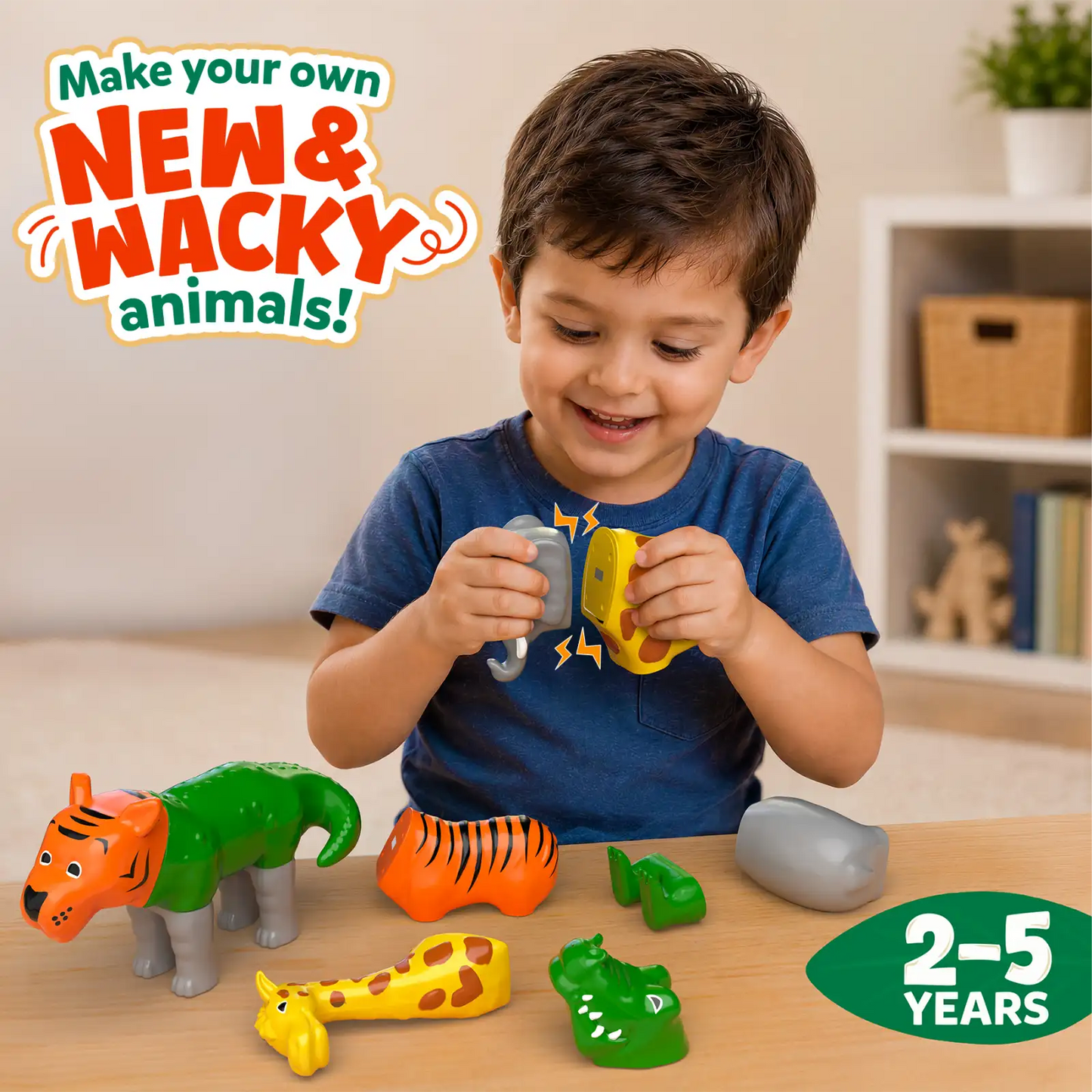Skillmatics Snap N' Swap A Magnetic Toy For Animal