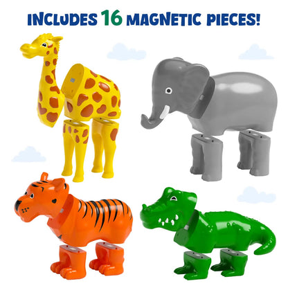 Skillmatics Snap N' Swap A Magnetic Toy For Animal