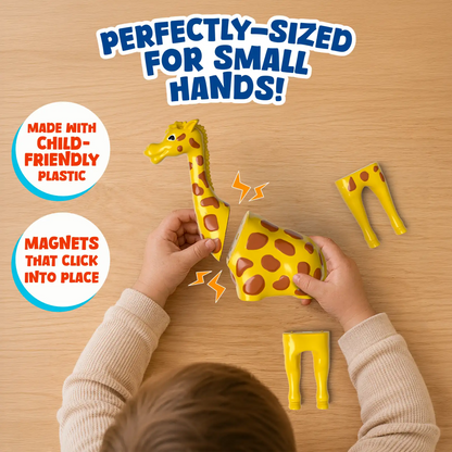 Skillmatics Snap N' Swap A Magnetic Toy For Animal
