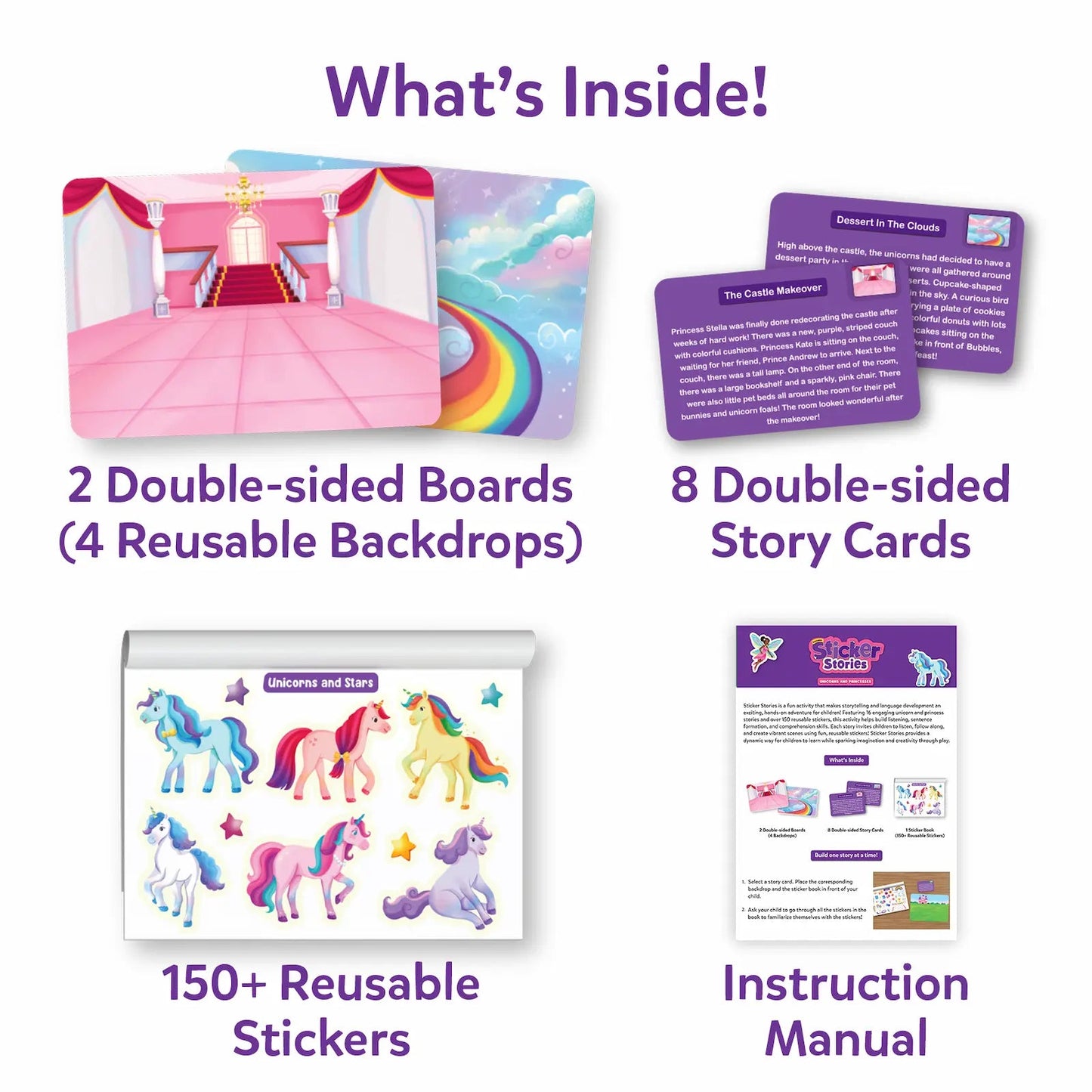 Skillmatics Sticker Stories Unicorn & Princess