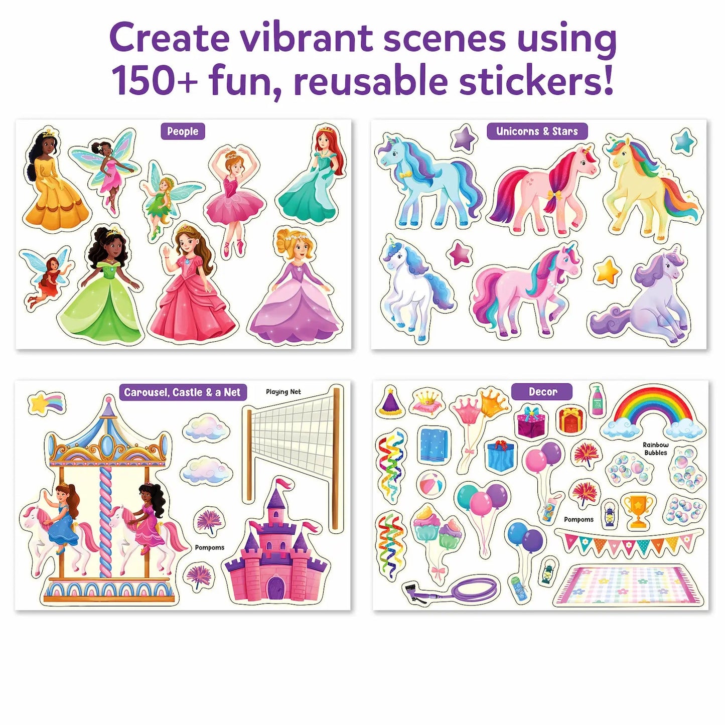 Skillmatics Sticker Stories Unicorn & Princess
