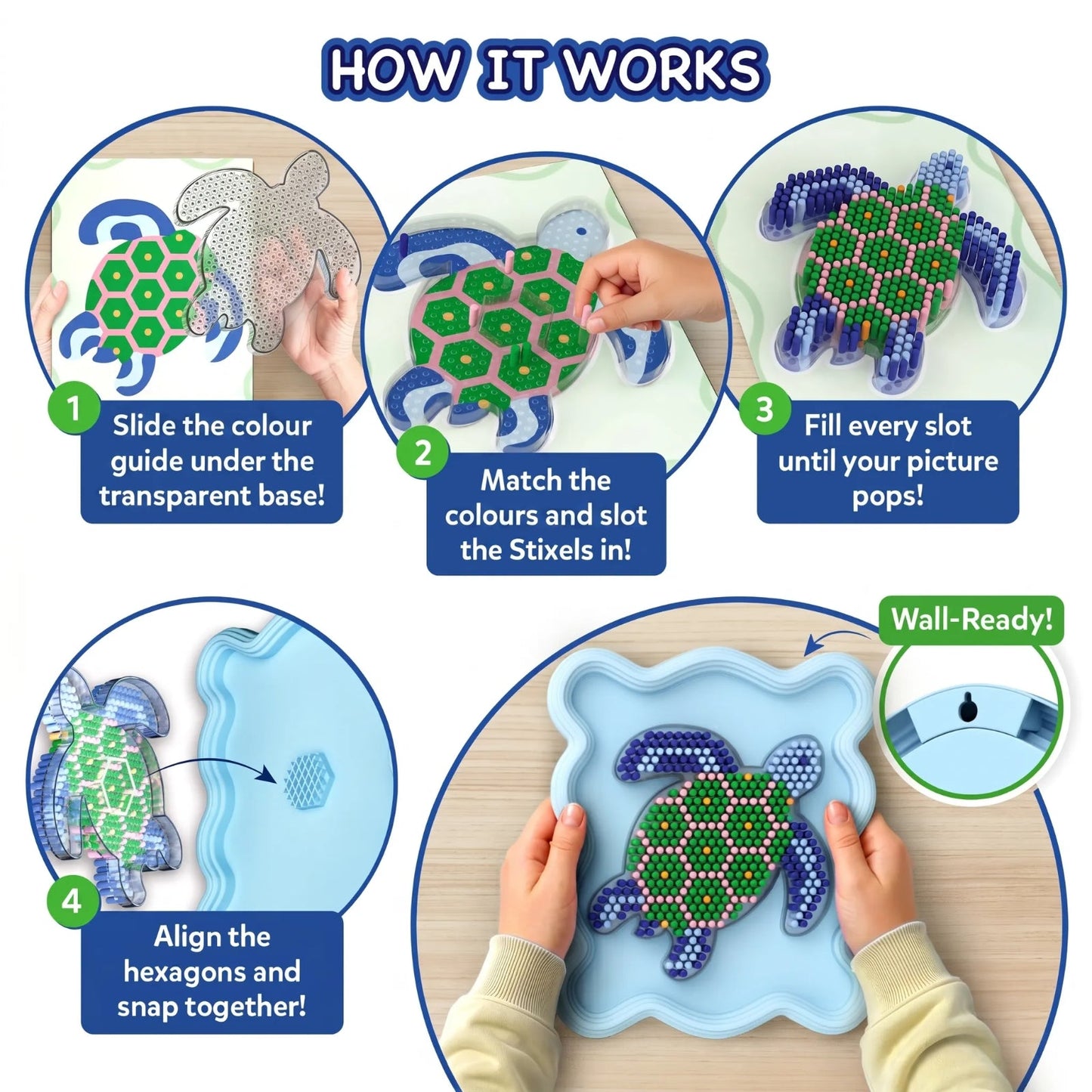 Skillmatics Stixels The Sea Turtle