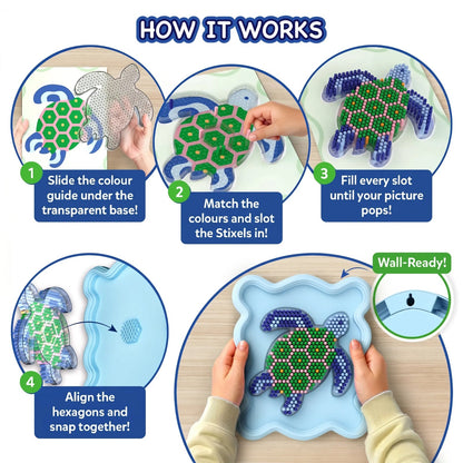 Skillmatics Stixels The Sea Turtle