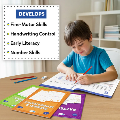 Skillmatics The Handwriting Practice Kit, 4 Stage-Based books