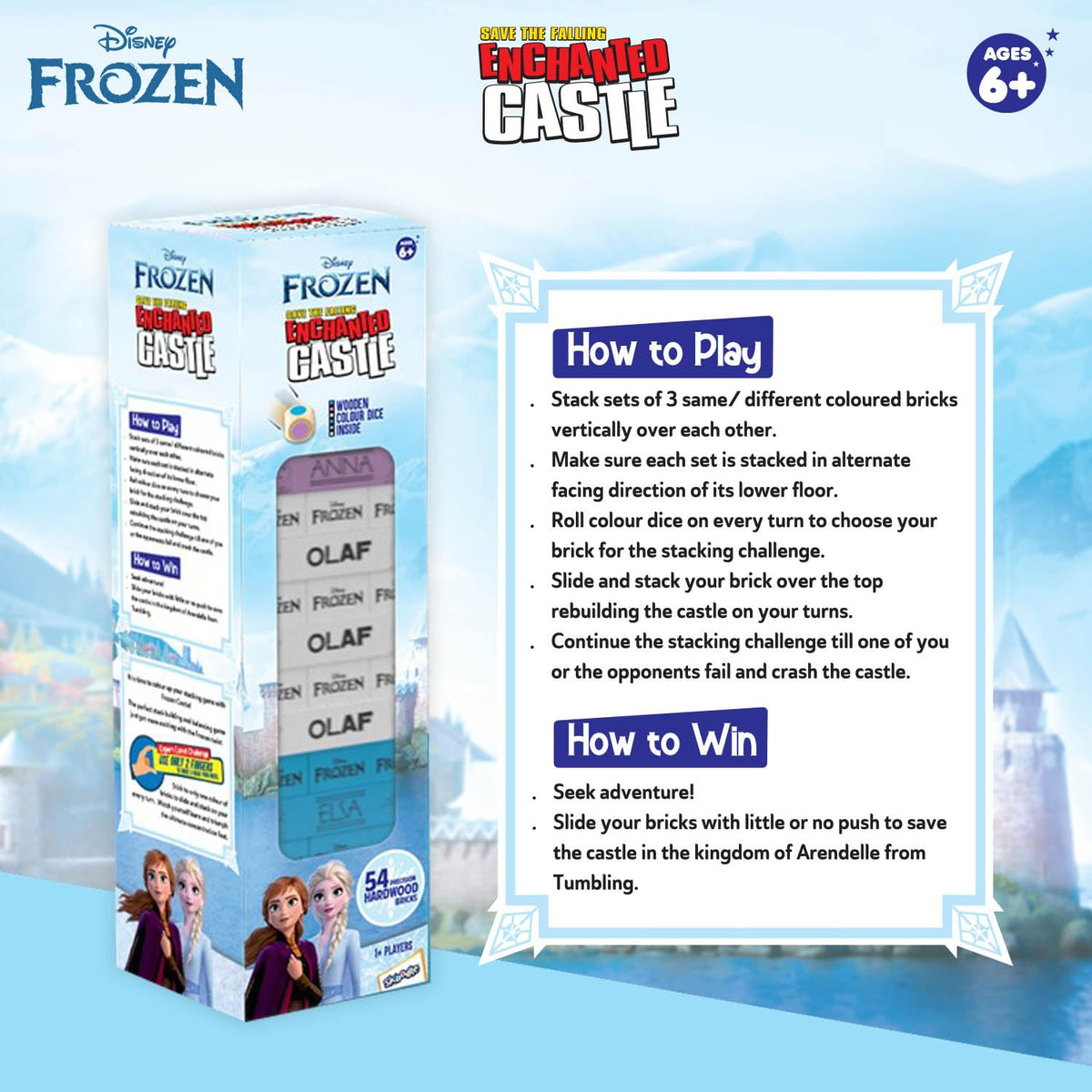 Skoodle Disney Frozen Enchanted Castle Stackrr