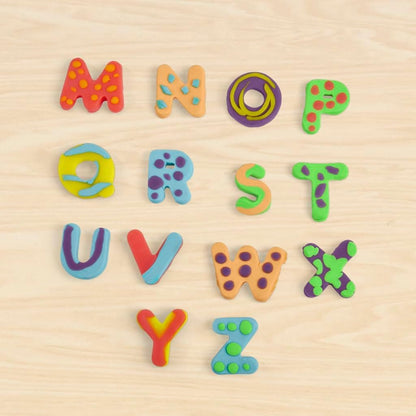 Skoodle Dough Star Shape and Learn Alphabets and Numbers Clay Set