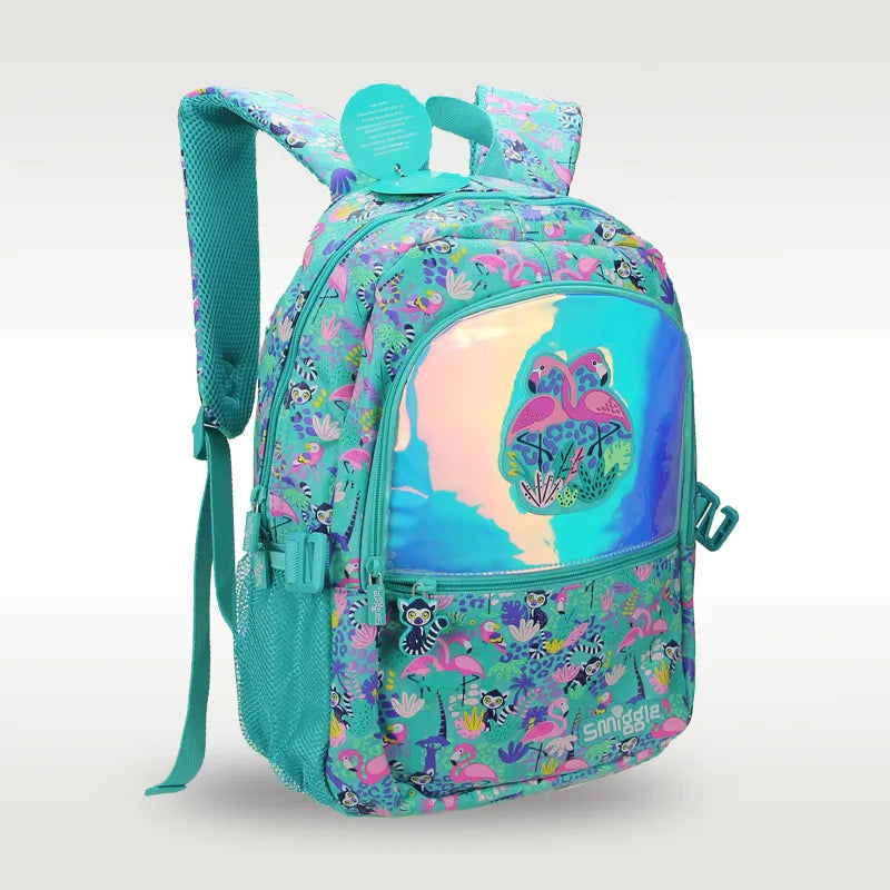 Smiggle Flamingo Print School Bag
