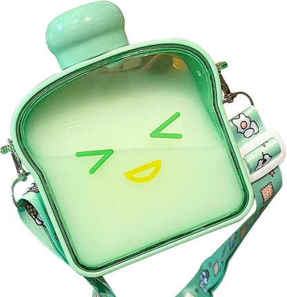 Smiley Emoji Transparent Cup Bottle 380ml