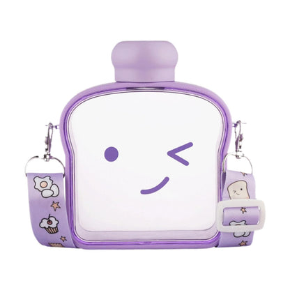 Smiley Emoji Transparent Cup Bottle 380ml