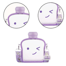 Smiley Emoji Transparent Cup Bottle 380ml