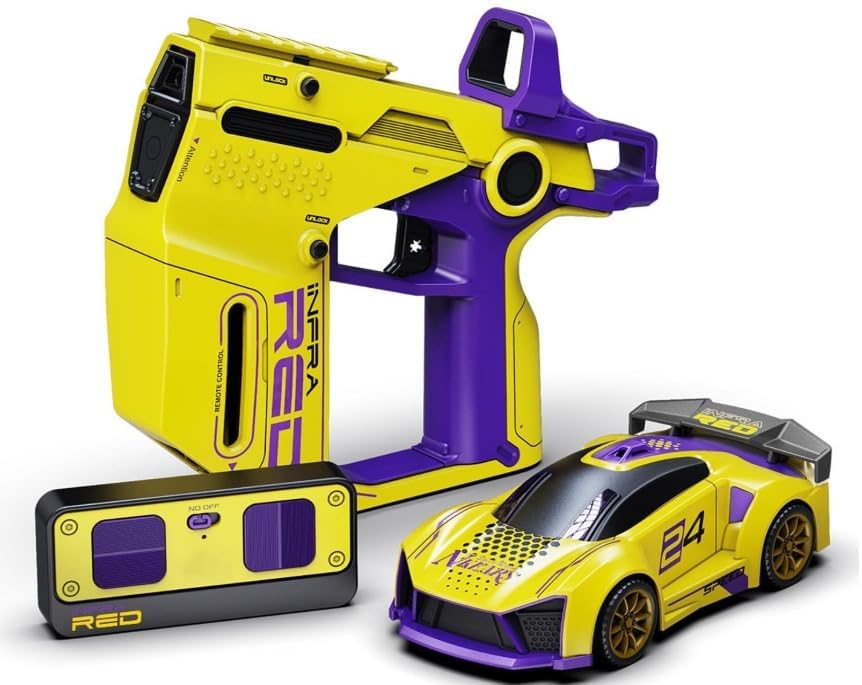 Spiderman Police Laser Remote Control Car