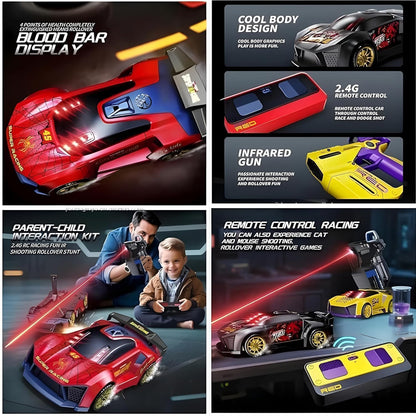 Spiderman Police Laser Remote Control Car